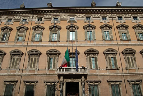 Der Palazzo Madama in Rom foto