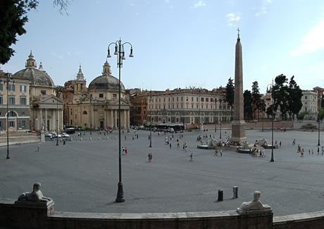 Piazza del Popolo in Rom foto