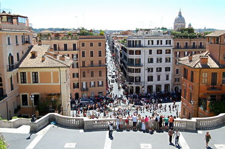 Piazza di Spagna in Rom foto