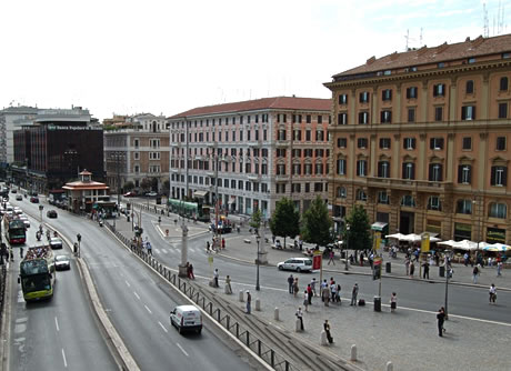 Piazzale Flaminio in Rom foto