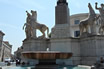 Die Fontana Dei Dioscuri Auf Der Piazza Del Quirinale In Rom