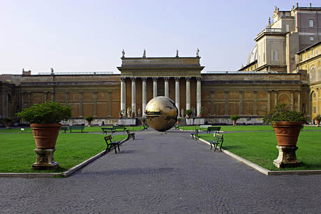 Court yard in Vatican photo