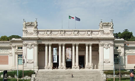 Modern art national gallery at Rome photo