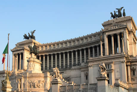 National monument of Victor Emmanuel II in Rome photo