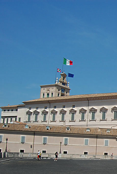 Quirinale palace bell tower photo