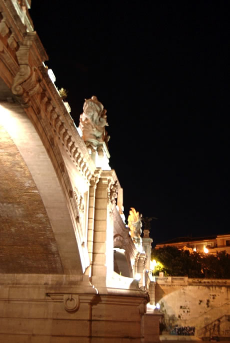 Sant Angelo bridge at Rome photo