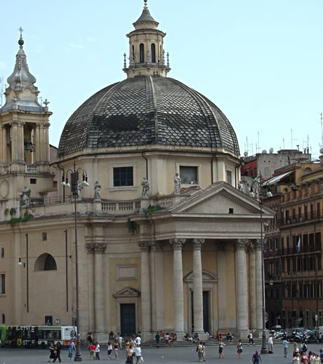 Santa Maria in Montesanto church at Rome photo