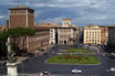 A view of Piazza Venezia in Rome