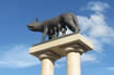 Capitoline She Wolf Column With Romulus And Remus In Rome