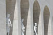 Carrara Marble Statues At The Square Colosseum In Rome