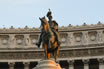 Equestrian Statue At Il Vittoriano In Rome