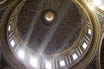 Light Pouring Into A Church Dome In Rome