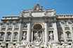 Poli Palace And Trevi Fountain Of Rome