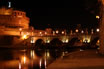Sant Angelo Bridge Night View At Rome