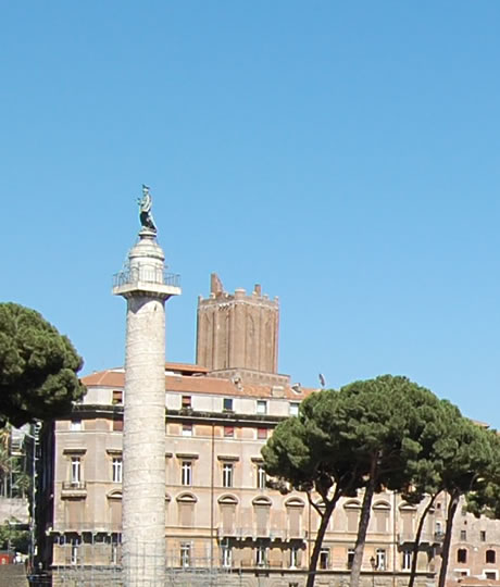 Trajans column at Rome photo