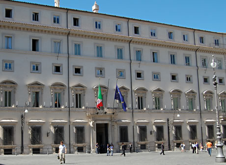 Palais Chigi siège du gouvernement italien photo