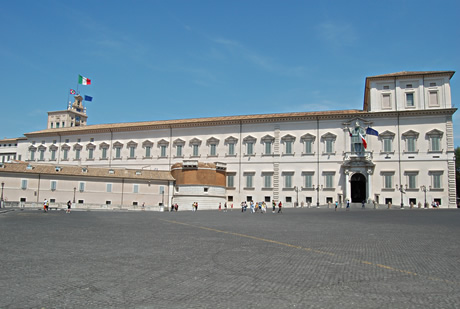 Palazzo del Quirinale residenza del Presidente della Repubblica Italiana foto