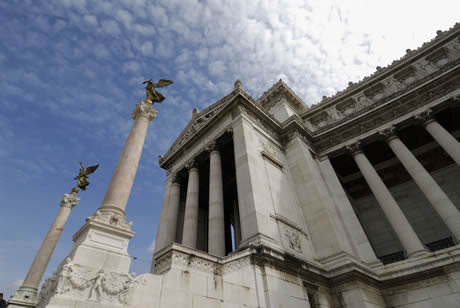 Vittorio Emanuele II monument in Roma foto