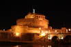 Замок Сант-Анджело в Риме вечером